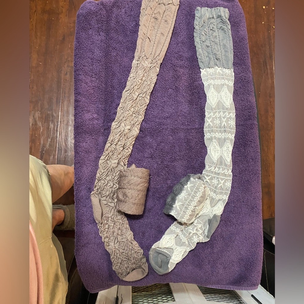 Two pair of long leggings